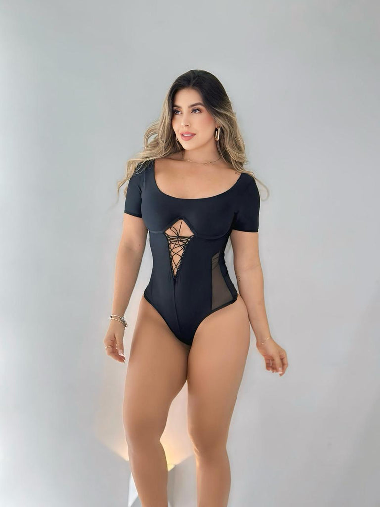 Body con Escote de Listones