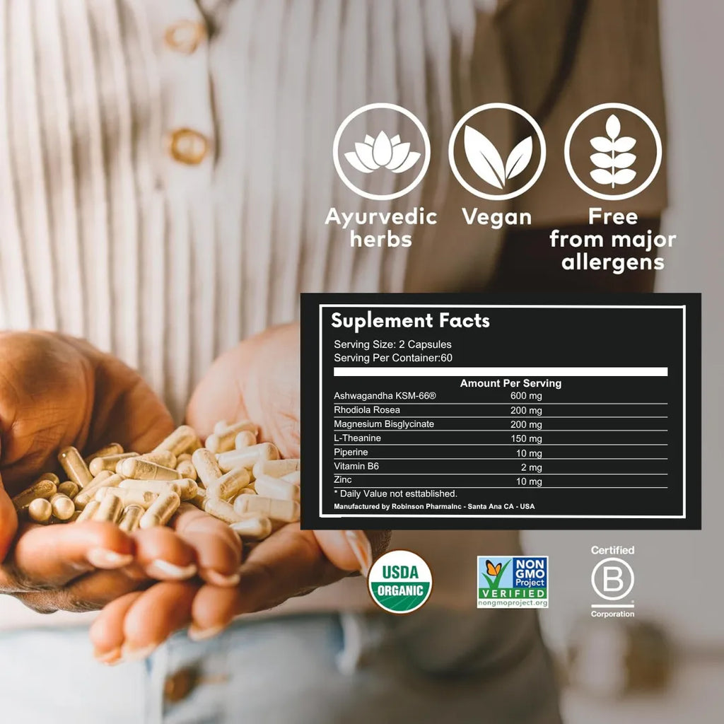 Ashwagandha vitaminas premium