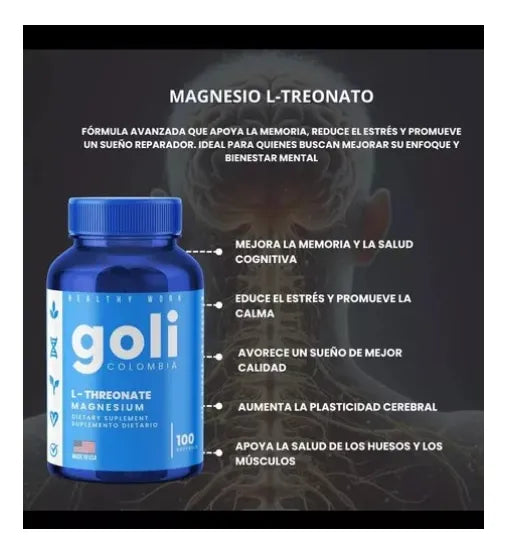 Magnesio L-Threonate Goli